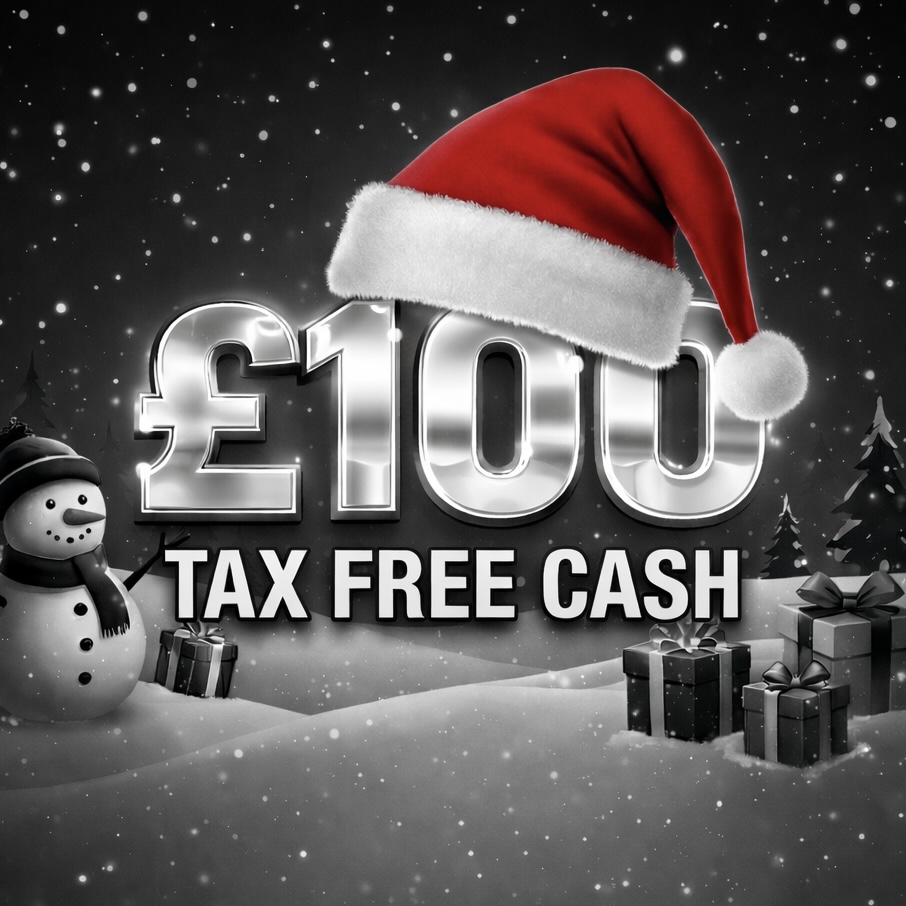 win £100 tax free cash!
